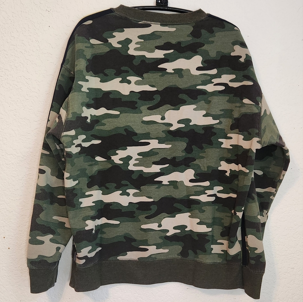 Eddie Bauer Sporty Camo‎ Pullover Sweatshirt Activewear, Size M - Picture 2 of 6